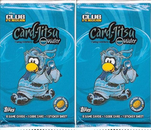 Amazon.com: Club Penguin - Card-Jitsu Water - 2 Pack Booster Packs